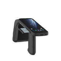 Lector RFID Android Portátil de Largo Alcance para NFC Inalámbrico 5.0, Lector RFID UHF C72 para Inventario