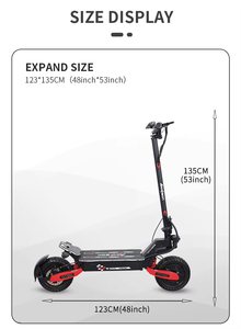 Trottinette électrique pour adultes Trottinette électrique 55-65 km/h EScooter 52V 20Ah Trottinette électrique pliable - Product Image 6