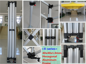 2.5x2.5m khung nhôm Polyester Vải ngoài trời gazebo tán gazebo lều cho các sự kiện - Product Image 3