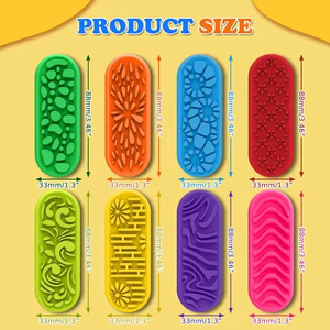 Set di 22 Pietre Sensoriali in Silicone Testurizzate per <span class=keywords><strong>Autismo</strong></span>, Giocattolo Rilassante Antistress, Massaggiatore per Dita, Supporto per Telefono - Product Image 3