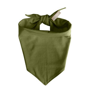 בנדנה לכלב/חתול, דו צדדית, ירוקה, בסגנון בוהו, מכותנה נושמת, לכל עונות השנה, אופנתית. - Product Image 1