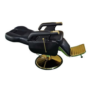 Poltrona da Barbiere di Lusso Reclinabile <span class=keywords><strong>in</strong></span> Pelle Sintetica per Parrucchieri - Product Image 5