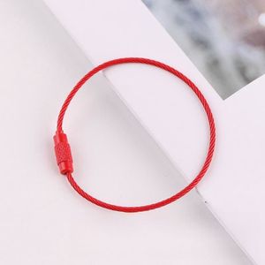 Llaveros de alambre de acero inoxidable coloridos con extremos de PVC, anillos de llavero duraderos para actividades promocionales y accesorios de bricolaje - Product Image 4