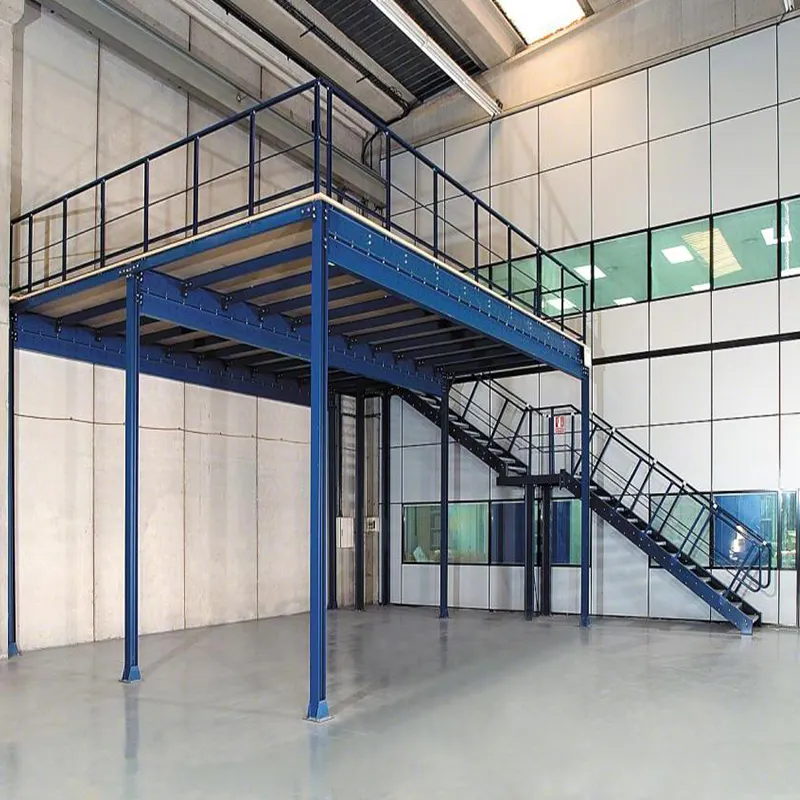 Mezzanine Platformsteel Pipe Storage Rack Grenier Garret Mezzanine Loft Pour Rack Étagères Étagère Racking