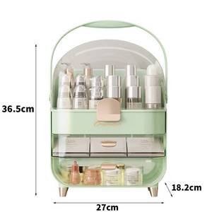 Organizador de Joyas de Plástico de Gran Capacidad con Cajones y Estante de Almacenamiento de Maquillaje para Tocador de Baño - Product Image 4