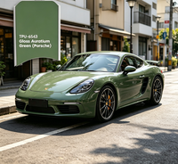 Película Protectora de Pintura para Automóviles Moben, Instalación en Seco y Húmedo, 1.52x3m/Rollo, Más de 350 Colores, Revestimiento Nano TPU, Color Verde, Autoregenerable, PPF