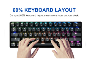 Kabellose Tastatur Teclado Gamers' Preferred Gaming Keyboard <span class=keywords><strong>DK61</strong></span> - Product Image 5
