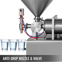 Machine de remplissage automatique pneumatique horizontale à tête unique pour l'huile d'olive, les boissons aromatisées, le lait