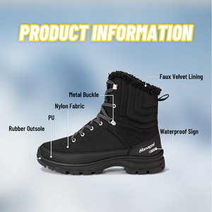 Hanagal OEM ODM Bottes de lune imperméables bottes de neige d'hiver <span class=keywords><strong>pour</strong></span> femmes et hommes - Product Image 3
