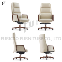 Fauteuil de bureau exécutif FURICCO Chine Foshan, style moderne, cuir italien, structure en aluminium, pivotant, garantie 3 ans, pour usage professionnel