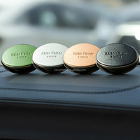 Diffuseur de parfum pour grille d'aération de voiture en métal et noyer, bâtonnet parfumé longue durée, purificateur d'air sans électricité