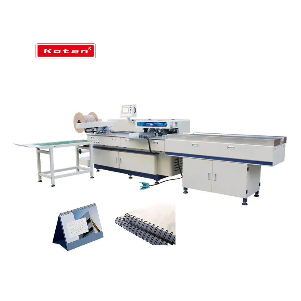 Book Wire Binding Machine For Double Spiral Wire Binding Forming Machine