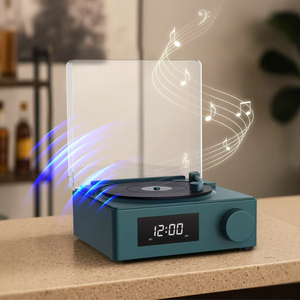 Vintage Style Wireless Speaker with 10H Playtime FM Radio &amp; AUX <strong>Input</strong> Home Audio System Desktop Decorative Audio <strong>Device</strong> OEM/ODM - Product Image 1