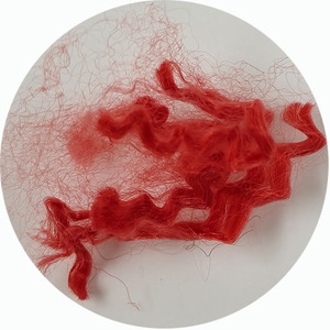 Đỏ 1.2d 51mm Trinh Nữ sợi polyester <span class=keywords><strong>PSF</strong></span> cho sợi - Product Image 5