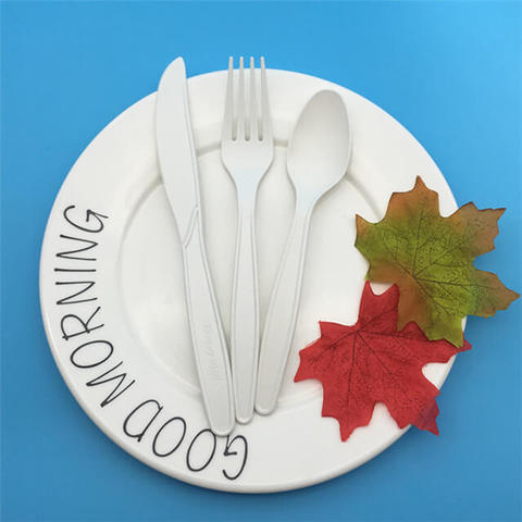 Wholesale Eco Friendly Biodegradablespork High Quality Biodegradable Spork Factory Knife And Spoon