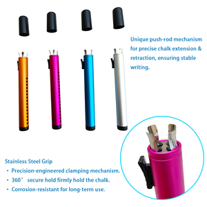 Öğretmenler için Özel Logolu Ayarlanabilir Metal Tebeşir Tutucu - Product Image 3