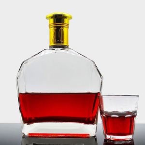 Nouveau type bouteille de <span class=keywords><strong>gin</strong></span> 700ml 750ml bouteille en verre en vrac en gros avec <span class=keywords><strong>du</strong></span> liège bouchon à vis - Product Image 4
