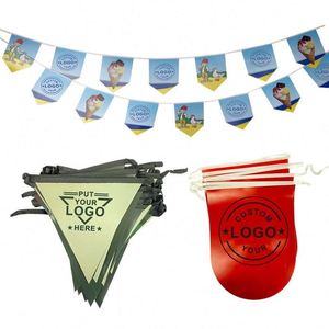 Banderas Decorativas de Poliéster 100% a Buen Precio, Guirnalda de Banderas para Colgar en Exteriores, 30 Metros - Product Image 1