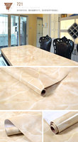 Papier peint en marbre auto-adhésif imperméable moderne épaissi pour table à manger, table basse, bureau, rénovation, salon