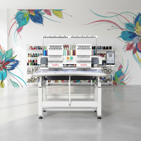 Machine à broder numérique Dahao A15 PRO à tête unique pour ateliers d'impression, idéale pour la couture de logos sur casquettes et t-shirts