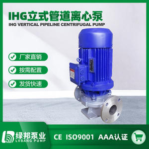 Pompe centrifuge à aspiration simple GRG à une seule étape, 240C, résistante aux hautes températures, pompe de surpression verticale en acier inoxydable pour l'eau chaude - Product Image 3