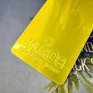 Pintura en Polvo con Acabado Anodizado Húmedo Nanotecnológico, Color Amarillo Dorado Cromo Ilusión, para Decoración de Metales y Pintura de Automóviles - Product Image 5