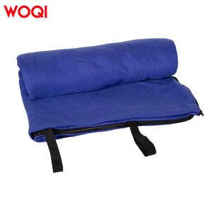 Saco de Dormir Ligero de Doble Capa Woqi, Estilo Sobre, Color Azul Rey, 3 Estaciones, Transpirable, de Poliéster, para Adultos, para Acampar y Viajar - Product Image 4