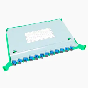 12 24 Port SC FC Glasfaser-Spleiß kassette für ODF-Glasfaser-Abschluss box