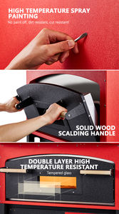 Four à pizza de 24 pouces, gaz, bois, chauffage électrique, design unique, classique, italien, commercial, Napoléon, cuisson tout <span class=keywords><strong>Italie</strong></span> Four à pizza - Product Image 5