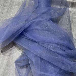 Precio barato verde oscuro brillo oro y plata polvo Malla tela brillo polvo caliente estampado Malla tela para niñas falda <span class=keywords><strong>vestido</strong></span> - Product Image 3