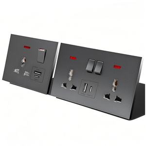 Nhà Máy Giá đa chức năng điện phổ ổ cắm tường Switched ổ cắm với nhanh chargingtype A + C USB chỉ Số cổng - Product Image 1