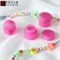 Pot vide personnalisé en PP de 6g, mini-récipient pour poudre de rose, crème exfoliante, pot cosmétique en plastique avec couvercle, pot pour crème contour des yeux