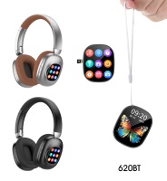 Headphone Over Ear 620BT Pesanan Grosir, Layar Digital, Ramah Perjalanan, Fungsi Lengkap, Layar Sentuh Magnetik Cerdas