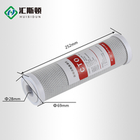 Filter Karbon Aktif 10 20 Inch, Filter Penghilang Bau, Elemen Filter Pemurni Air Rumah Tangga, Elemen Filter Reverse Osmosis