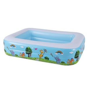 Piscine gonflable carrée en PVC épaisse à trois couches pour enfants et adultes, utilisation à domicile et en cour - Product Image 5