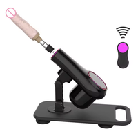 Máquina Sexual Telescópica Automática, Juguete Sexual Femenino, Máquina de Amor Sexual con 3XLR, Vibrador Telescópico, Juguete Sexual
