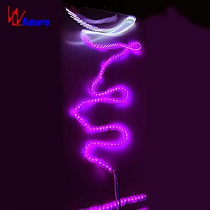 <span class=keywords><strong>Ruban</strong></span> Poi <span class=keywords><strong>LED</strong></span> RVB Glow <span class=keywords><strong>pour</strong></span> la gymnastique Danse du ventre Performance lumineuse colorée Porter des caractéristiques rythmiques <span class=keywords><strong>pour</strong></span> les occasions de Noël - Product Image 4