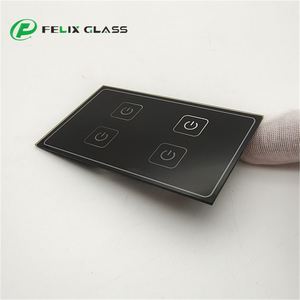 Paneles de vidrio táctil impresos con pantalla de seda templada para electrodomésticos inteligentes personalizados para pantalla de visualización adhesivo de uso Solar - Product Image 2