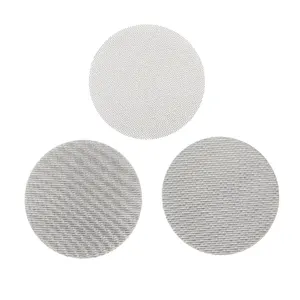 Filtre à mailles de qualité alimentaire micron maille filet acier inoxydable 304 écran rond filtre en acier inoxydable maille disque