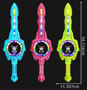 Épée <span class=keywords><strong>lumineuse</strong></span> Flash Spin Épée Requin Couteau Jouet pour Enfants Son Musique Couleur Broadsword Led Jouets Halloween Décoration Jouets - Product Image 2