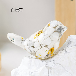 คริสตัลธรรมชาติชิปเรซินนกเครื่องประดับคริสตัลงานฝีมือศิลปะสำหรับตกแต่งบ้านรถของขวัญขายส่ง - Product Image 6