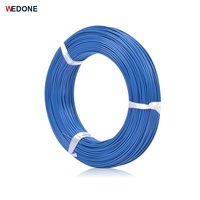 Câble en cuivre plaqué argent Wedone PTFE haute température FF46-1 FF46-2 AF-200 150°C 600V 100m pour équipement de four et de chauffage
