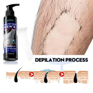 Crème <span class=keywords><strong>Dépilatoire</strong></span> Chimique Organique pour Hommes Épilation Instantanée <span class=keywords><strong>Mousse</strong></span> pour les Aisselles les Mains le Corps et les Jambes Marque Privée - Product Image 1