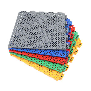 Baldosas entrelazadas Enlio de alta densidad, elásticas, de PP modificado LF, ecológicas, suaves, para campos deportivos, con absorción de impactos para exteriores. - Product Image 1