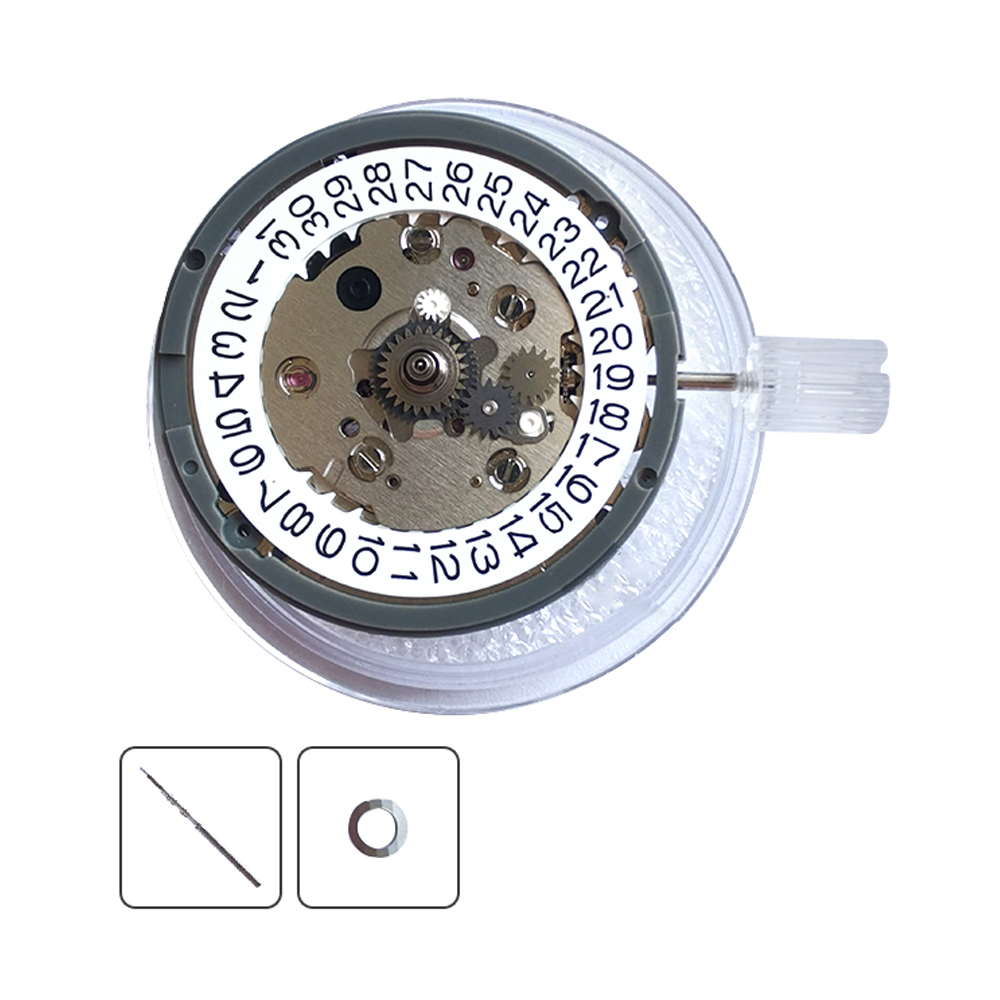 Mouvement NH34 NH34A GMT Calendrier 3 Chiffres Automatique Haute Précision Pour Montre