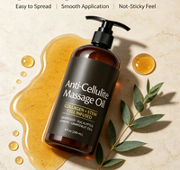 Huile de massage corporelle éclaircissante aux herbes - Huile naturelle pressée à froid pour les soins anti-âge de la peau, Marque privée