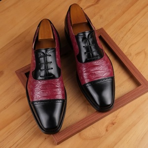 Zapatos de Cuero Casuales de Moda para Hombre, Zapatos de Vestir con Punta en Pico, Zapatos Oxford Formales para Boda - Product Image 3