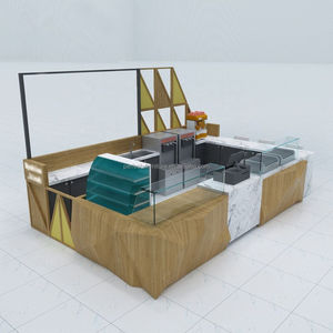 พื้นผิวน้ำผลไม้ตู้ขายปลีกออกแบบพิเศษน้ำผลไม้บาร์ร้านชาฟอง - Product Image 3