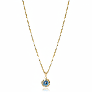 Collier avec pendentif en forme d'œil turc, vente en gros, bijoux faits à la main en argent sterling 925 de Turquie - Product Image 2