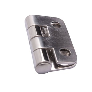 Charnière de meuble en acier inoxydable 38 mm x 37 mm, épaisseur 2 mm, montage en surface, antirouille, pour usage domestique et de bureau - Product Image 2